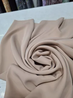 پارچه کرپ کنزو(وگ کنزو)رنگ کرم